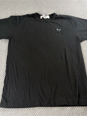 Comme des Garçons PLAY Black Short-Sleeve T-Shirt single stitch(fits like L)